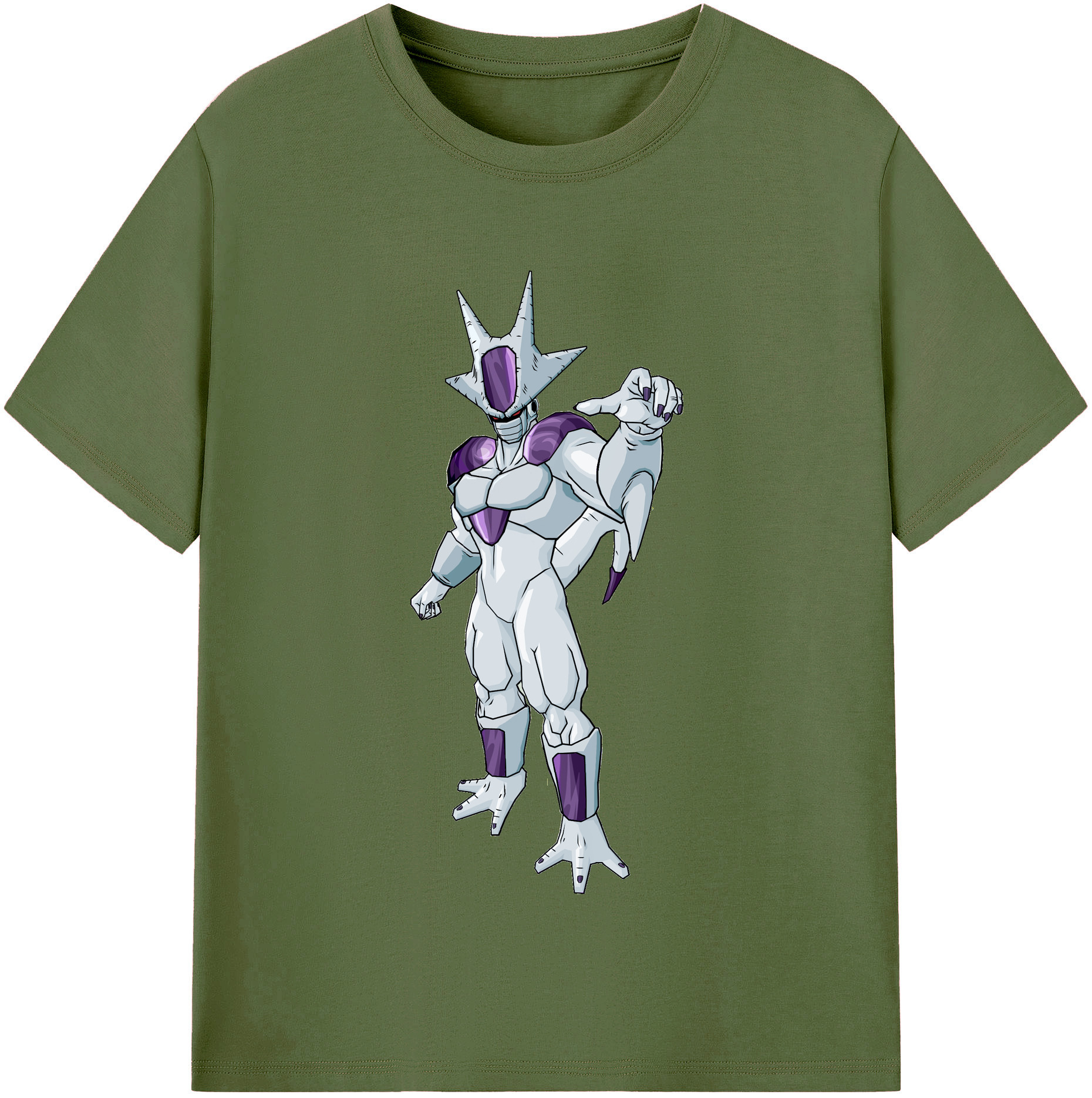 （画像用） ドラゴンボール クウラ DRAGON BALL Cooler Coora 綿100％半袖Tシャツ（フロントプリント）